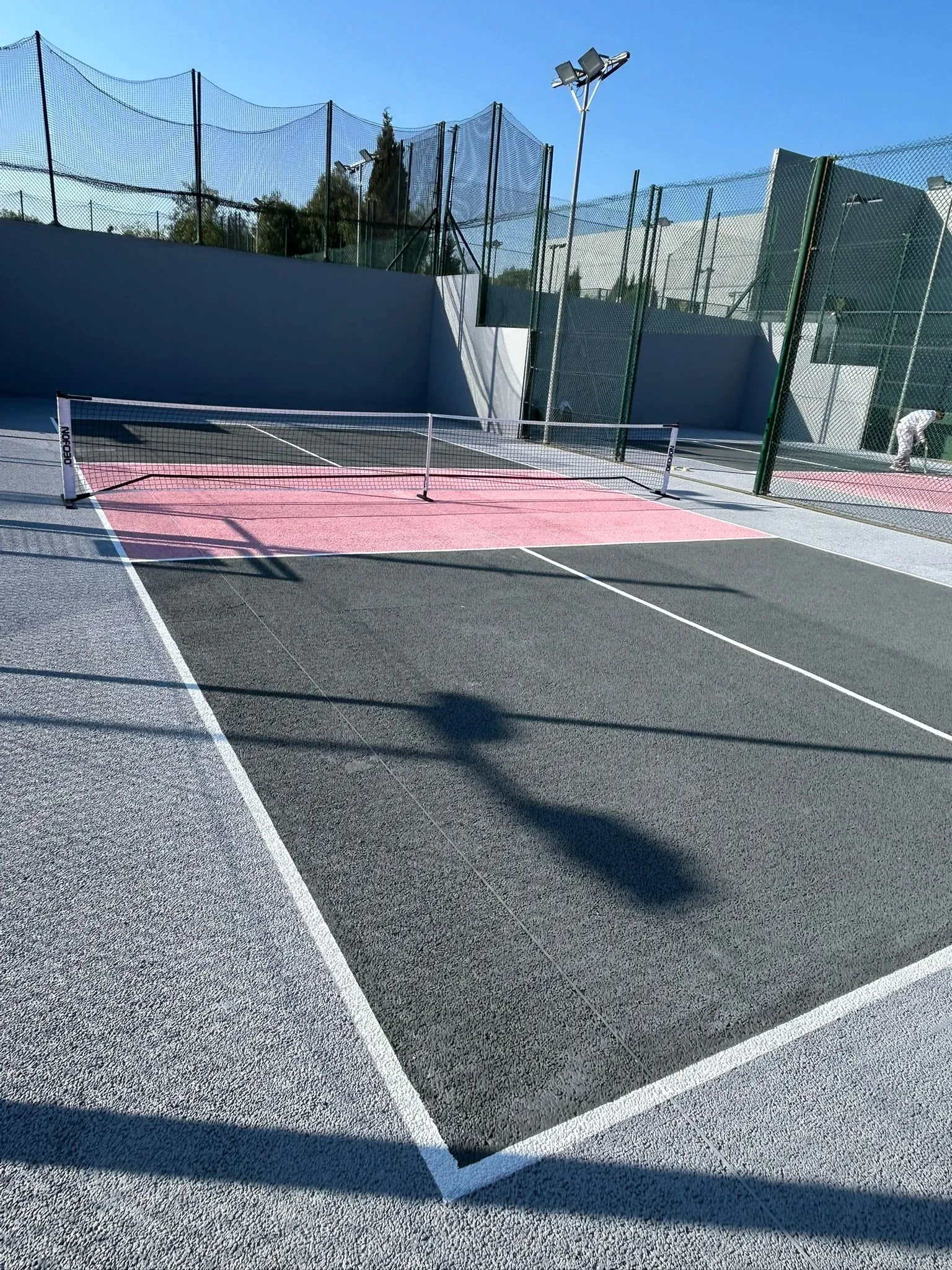 Jugadores en una quedada de pickleball