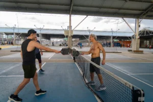Partido de pickleball en Nueva York